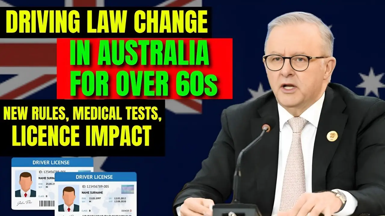 Australia Driving Law Changes for 60 Retirees