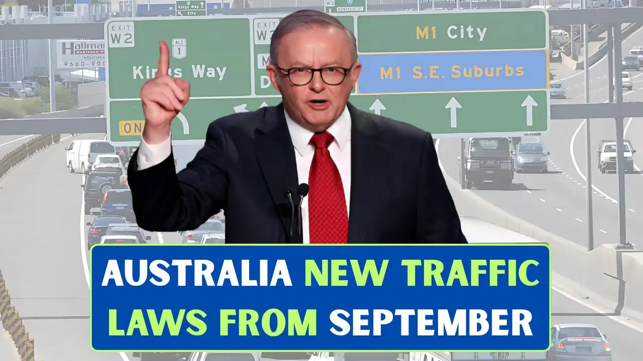 Australia New Traffic Laws from September 20